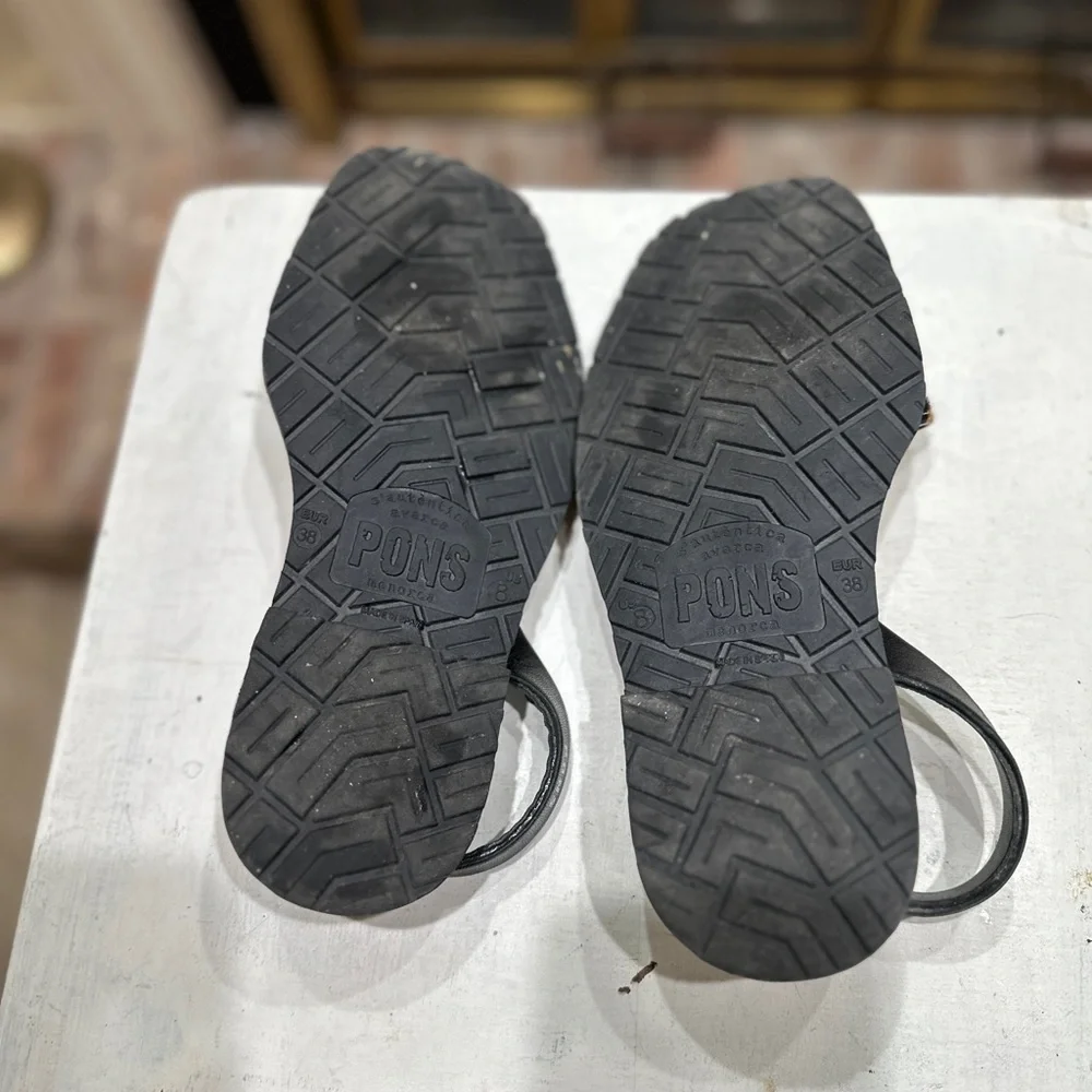 Pons Menorca Avarca Sandals Leopard Print Pony Hair Leather EU 38 US‎ 8 - Picture 14 of 14